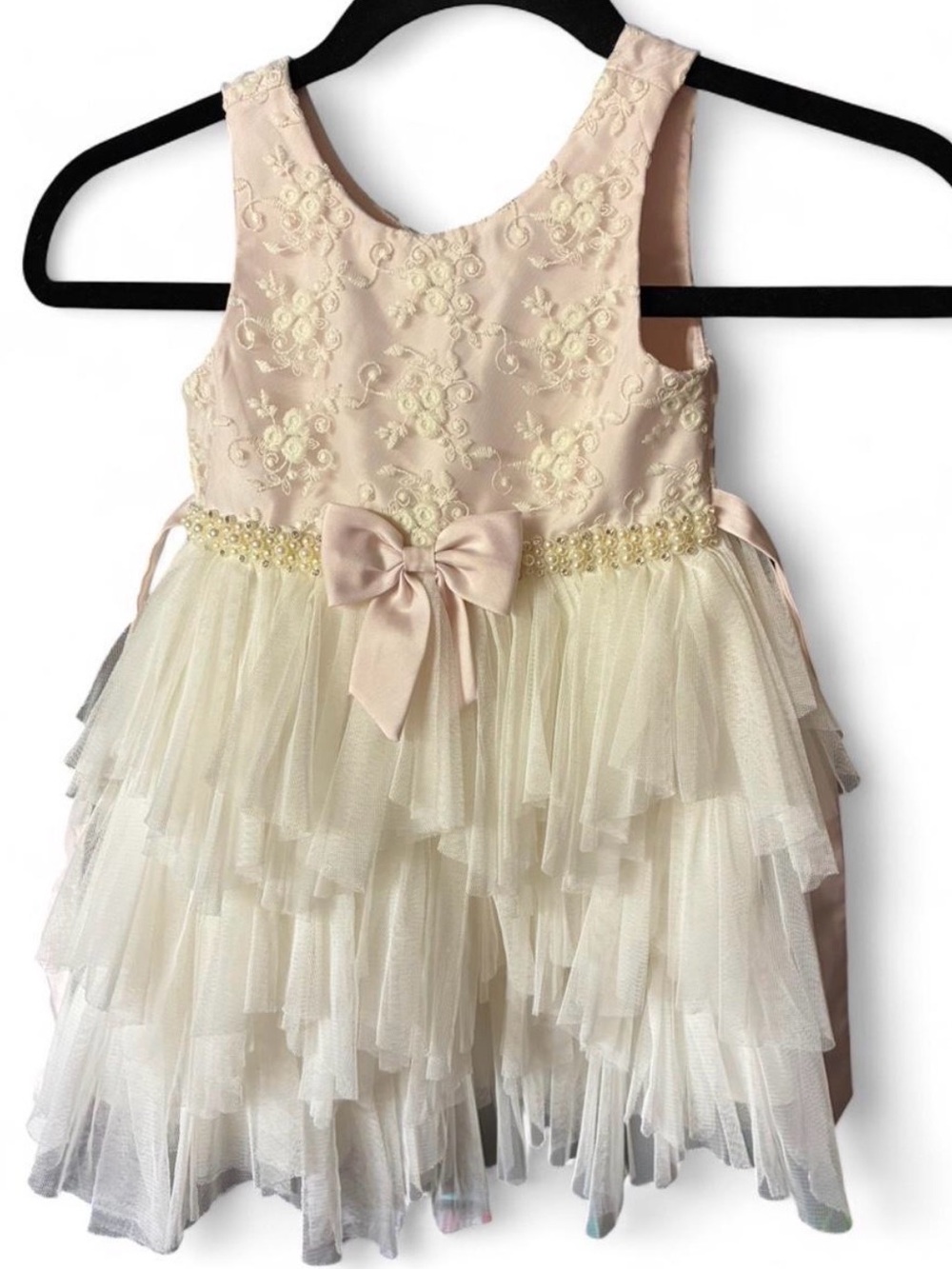Pink Flower Girl Dress 3T